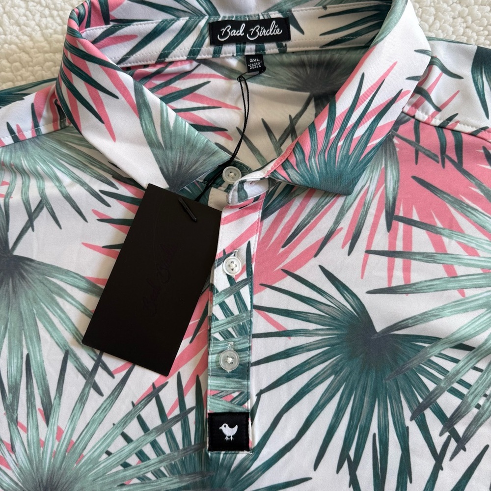 New BAD BIRDIE Hammock Hunter Short Sleeve Polo Shirt - Picture 8 of 10